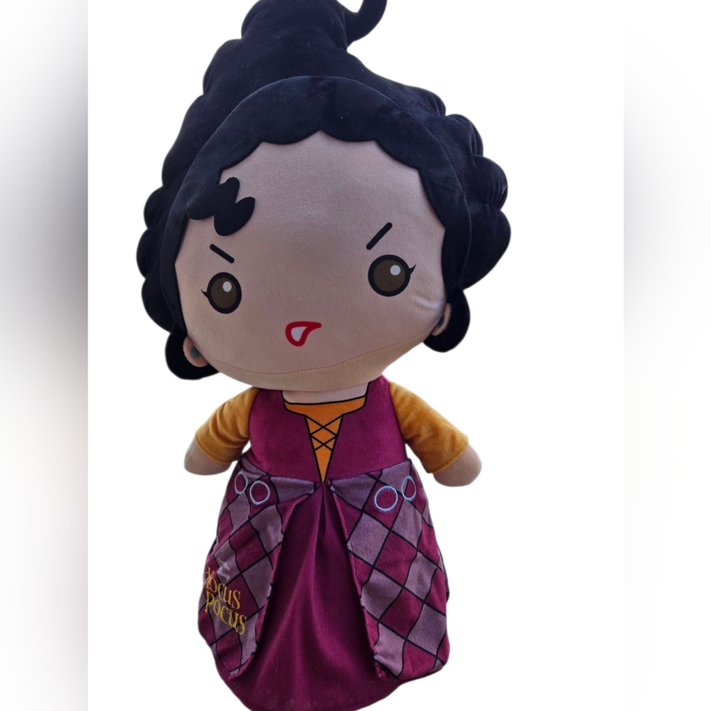 Disney Hocus Pocus Winifred Sanderson plush 24" door greeter.